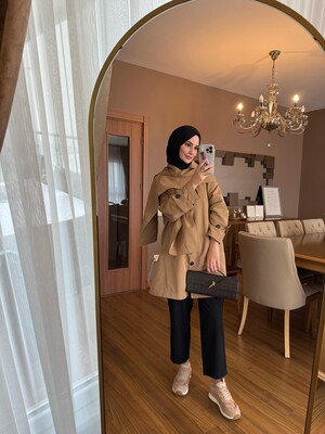 MİLANO TRENCH CAMEL - Thumbnail