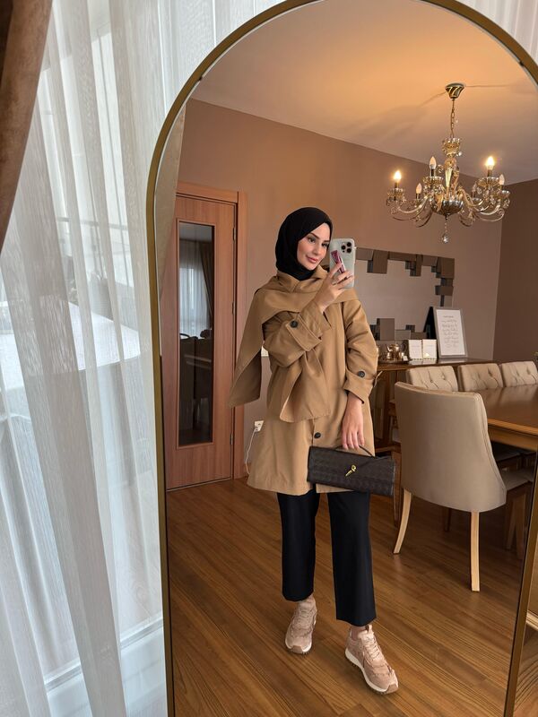 MİLANO TRENCH CAMEL