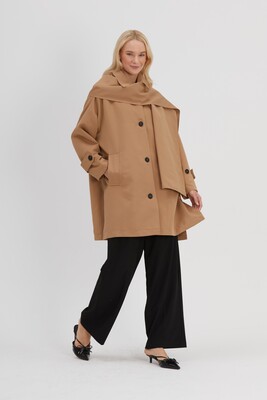 MİLANO TRENCH CAMEL - Thumbnail